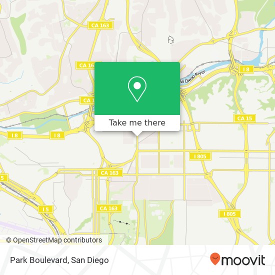 Park Boulevard map