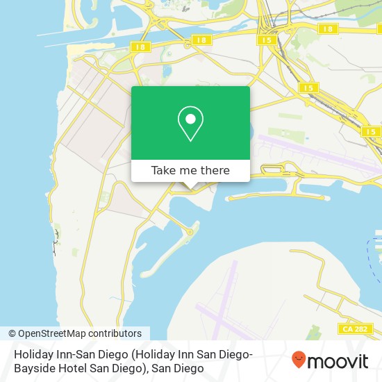 Holiday Inn-San Diego (Holiday Inn San Diego-Bayside Hotel San Diego) map