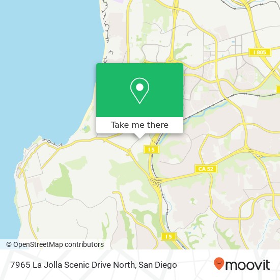 7965 La Jolla Scenic Drive North map
