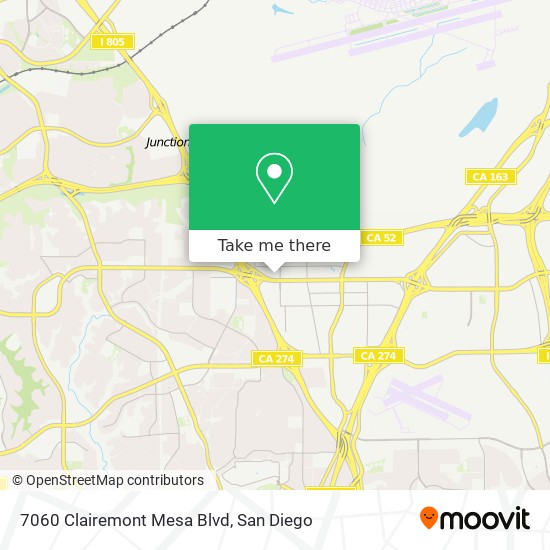 7060 Clairemont Mesa Blvd map