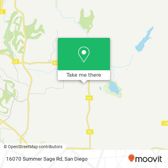 Mapa de 16070 Summer Sage Rd