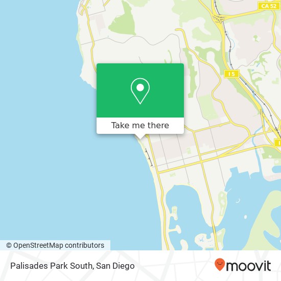 Mapa de Palisades Park South