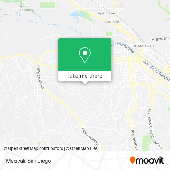 Mexicali map