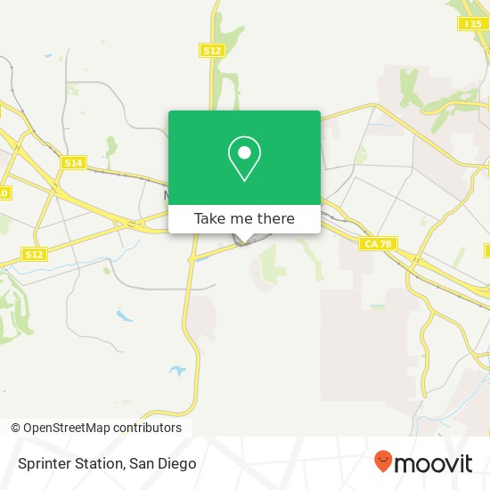 Mapa de Sprinter Station