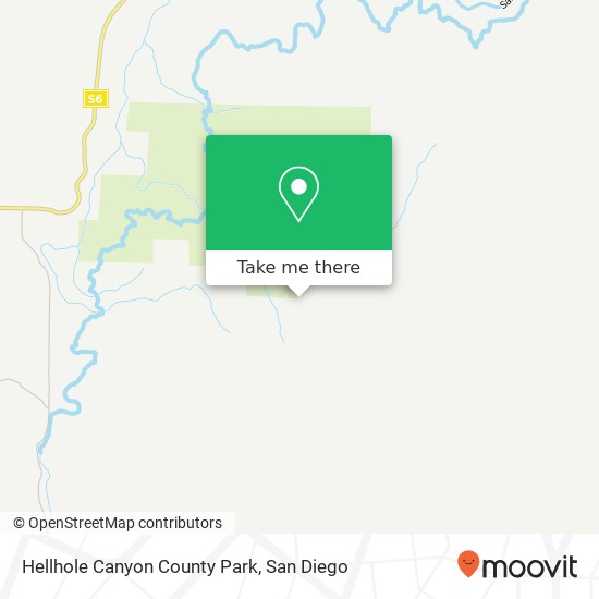 Mapa de Hellhole Canyon County Park