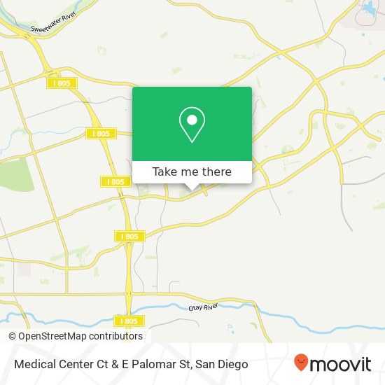 Mapa de Medical Center Ct & E Palomar St