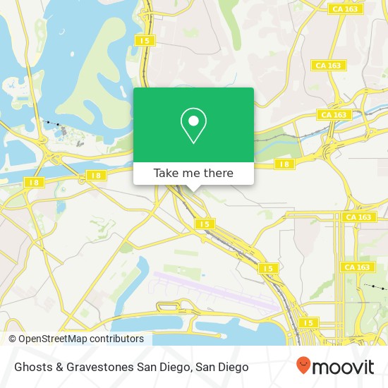 Mapa de Ghosts & Gravestones San Diego