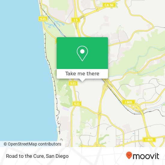 Mapa de Road to the Cure