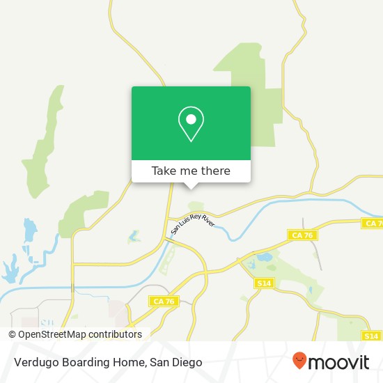 Mapa de Verdugo Boarding Home