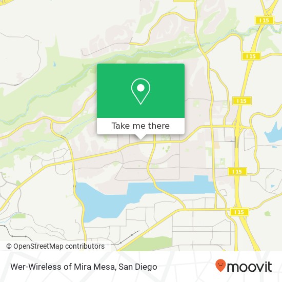 Wer-Wireless of Mira Mesa map