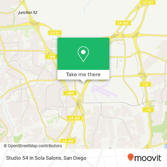 Studio 54 in Sola Salons map