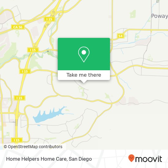 Home Helpers Home Care map