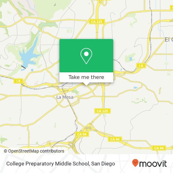 College Preparatory Middle School map