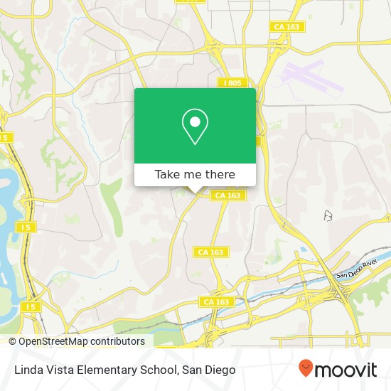 Mapa de Linda Vista Elementary School