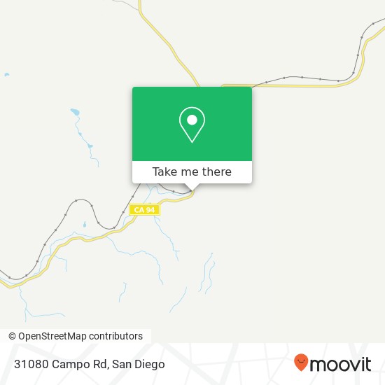 Mapa de 31080 Campo Rd