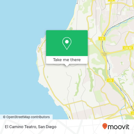 El Camino Teatro map