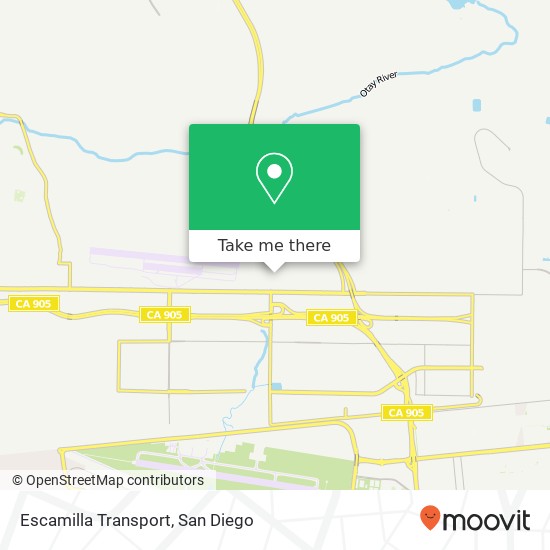 Mapa de Escamilla Transport