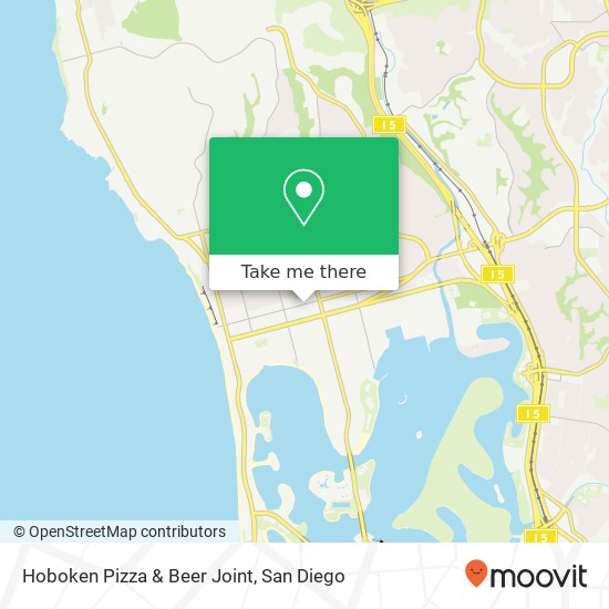 Mapa de Hoboken Pizza & Beer Joint
