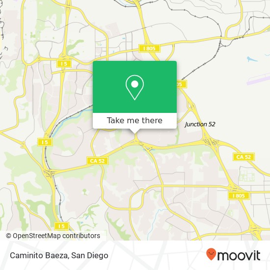 Caminito Baeza map