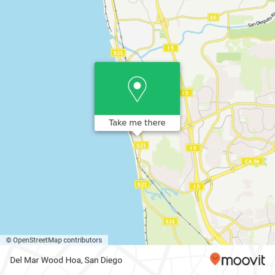 Mapa de Del Mar Wood Hoa