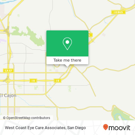 Mapa de West Coast Eye Care Associates
