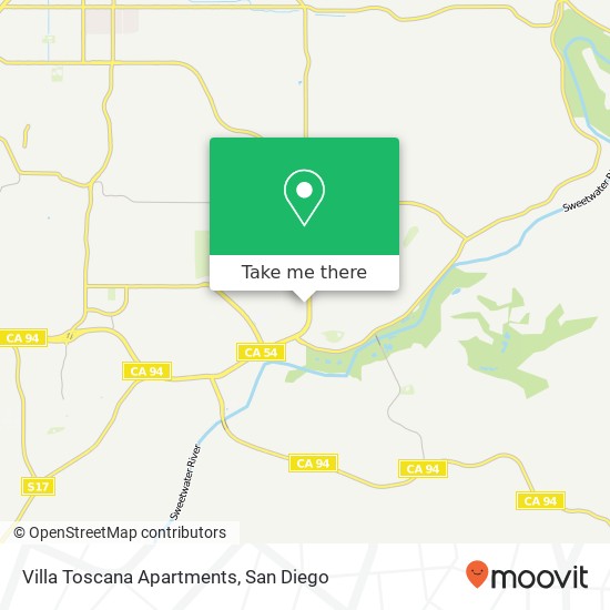 Mapa de Villa Toscana Apartments