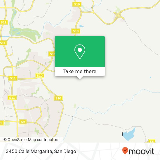 Mapa de 3450 Calle Margarita