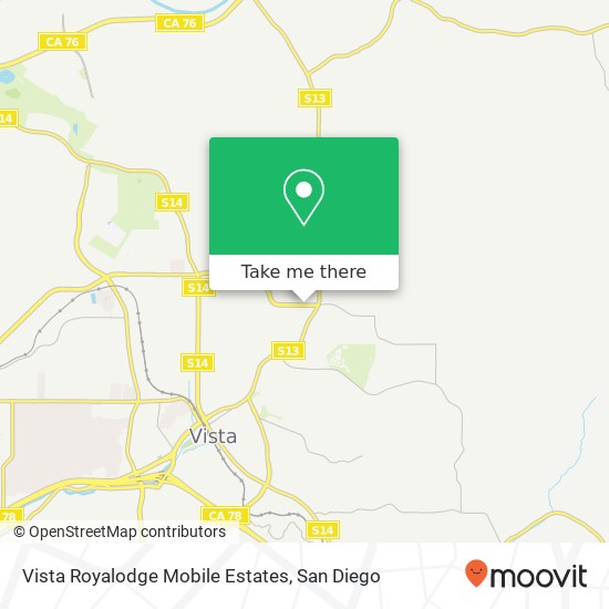 Mapa de Vista Royalodge Mobile Estates