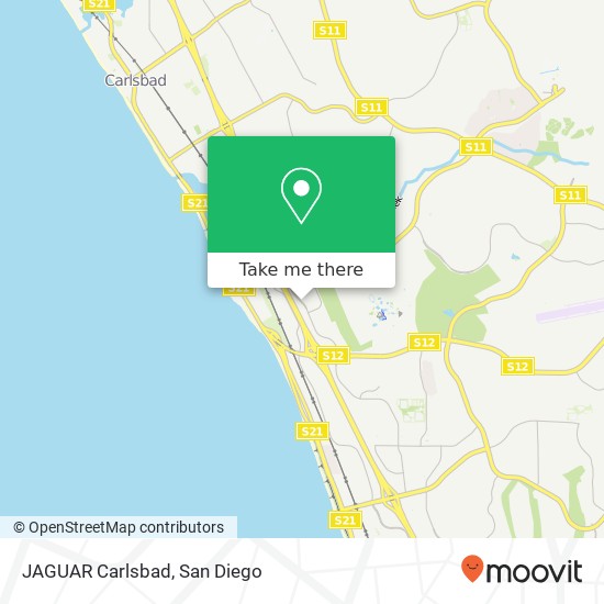 Mapa de JAGUAR Carlsbad