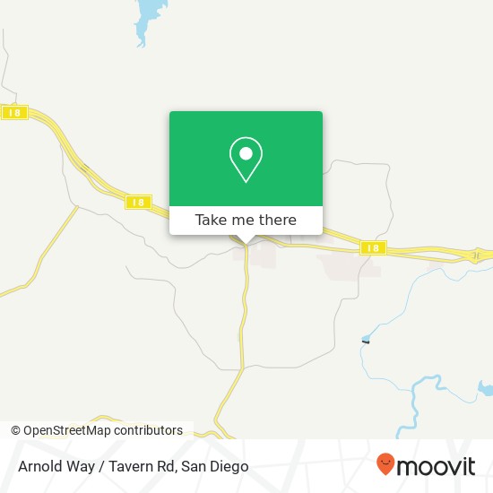 Arnold Way / Tavern Rd map