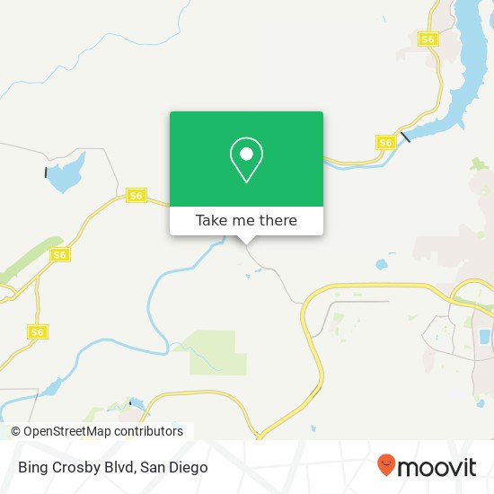 Bing Crosby Blvd map
