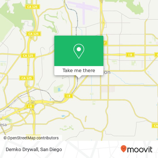 Demko Drywall map