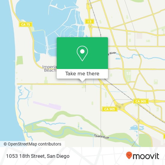 1053 18th Street map