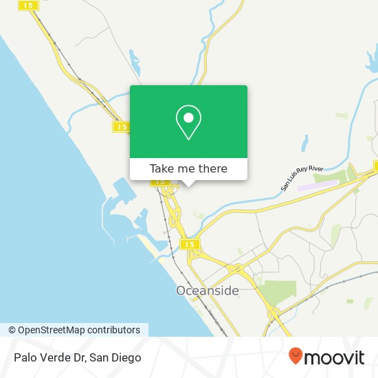 Mapa de Palo Verde Dr