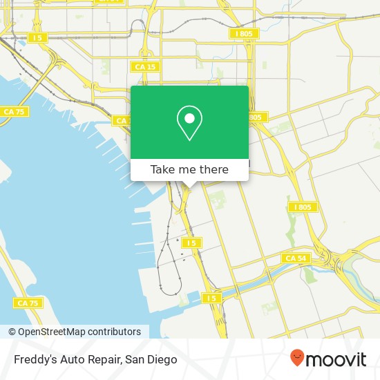 Freddy's Auto Repair map