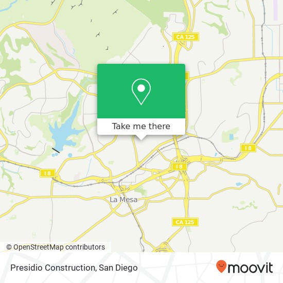 Mapa de Presidio Construction