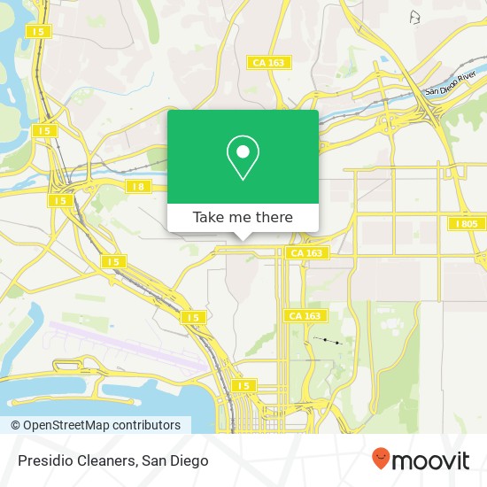 Presidio Cleaners map