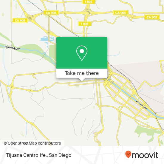 Tijuana Centro Ife. map