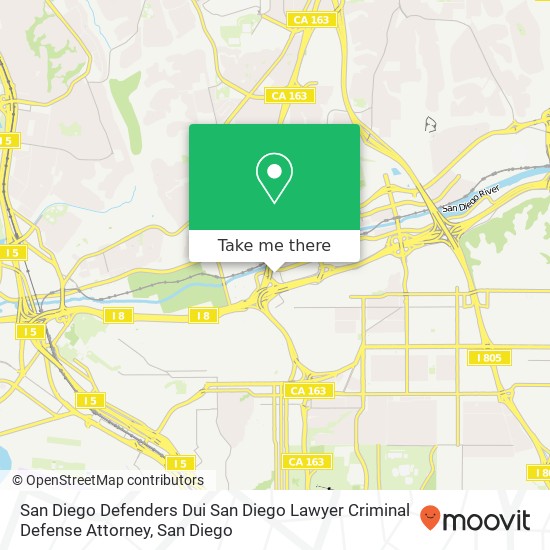 San Diego Defenders Dui San Diego Lawyer Criminal Defense Attorney map
