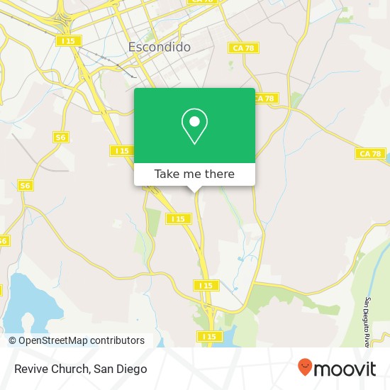 Revive Church map