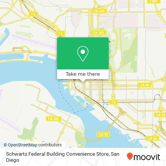 Mapa de Schwartz Federal Building Convenience Store