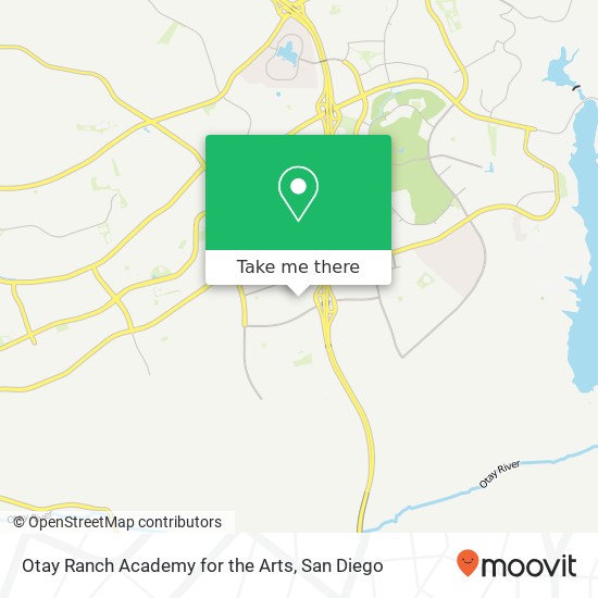 Otay Ranch Academy for the Arts map