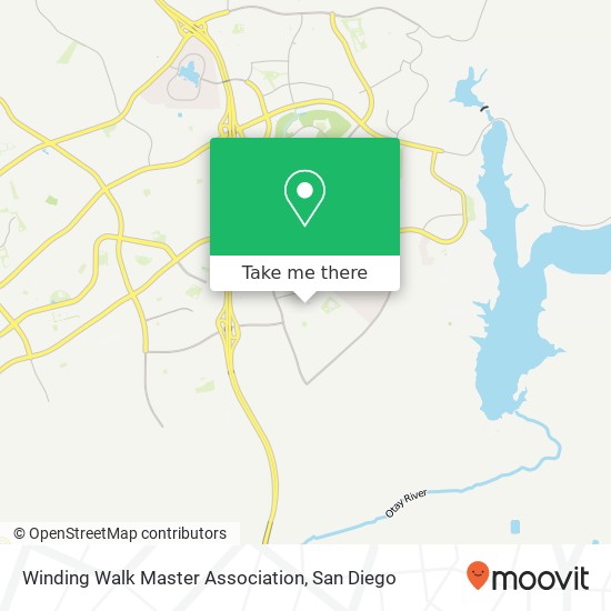 Mapa de Winding Walk Master Association