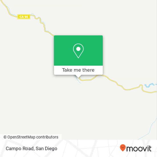 Campo Road map