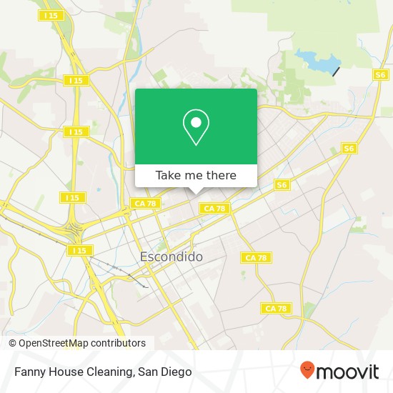 Fanny House Cleaning map