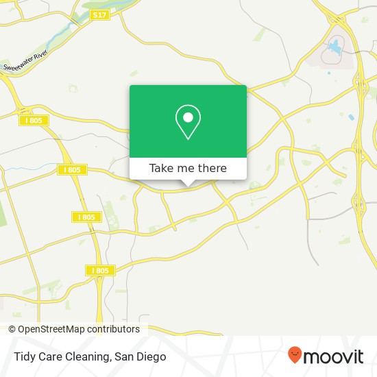 Tidy Care Cleaning map
