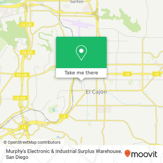 Murphy's Electronic & Industrial Surplus Warehouse map