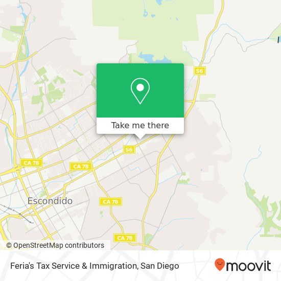 Feria's Tax Service & Immigration map