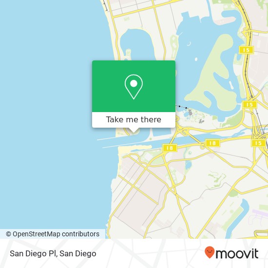 Mapa de San Diego Pl