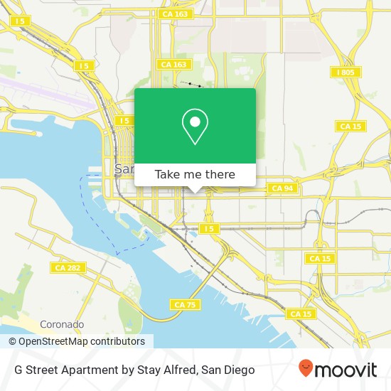 G Street Apartment by Stay Alfred map